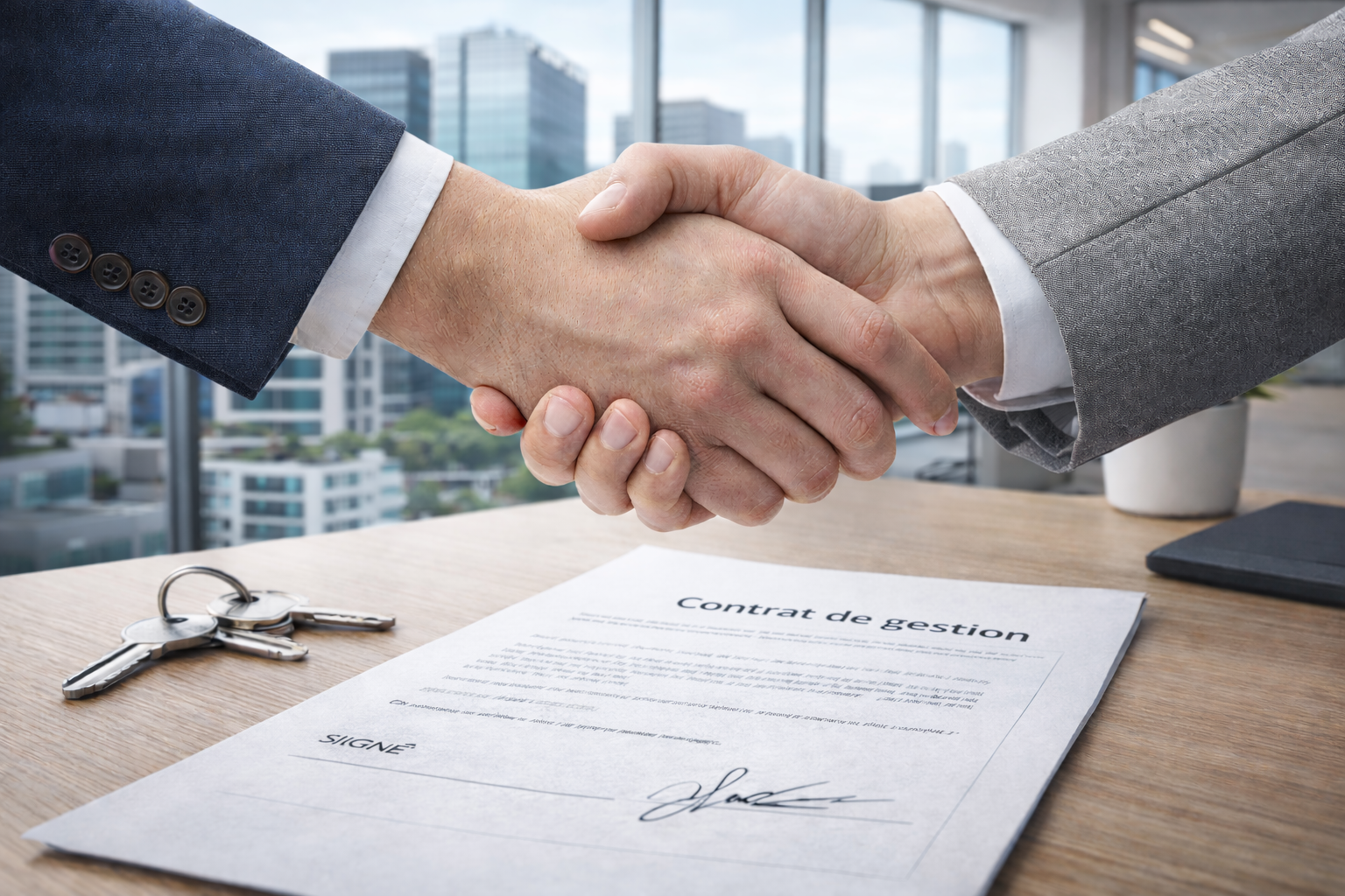 Signature d'accord en entreprise